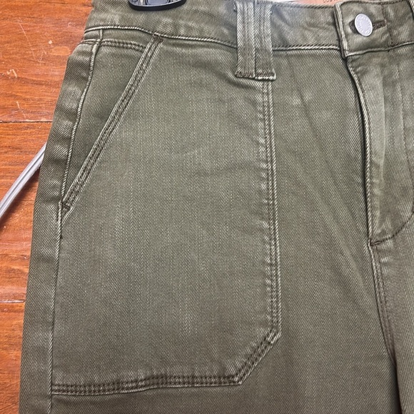 NWT Dark Forest Aurora Garment Dyed Cuffed Jeans - Judy Blue - Picture 4 of 8